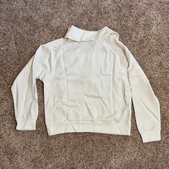 Anrabess Oversized Tracksuit Sweat Lounge Matching Set in White - Picture 6 of 11
